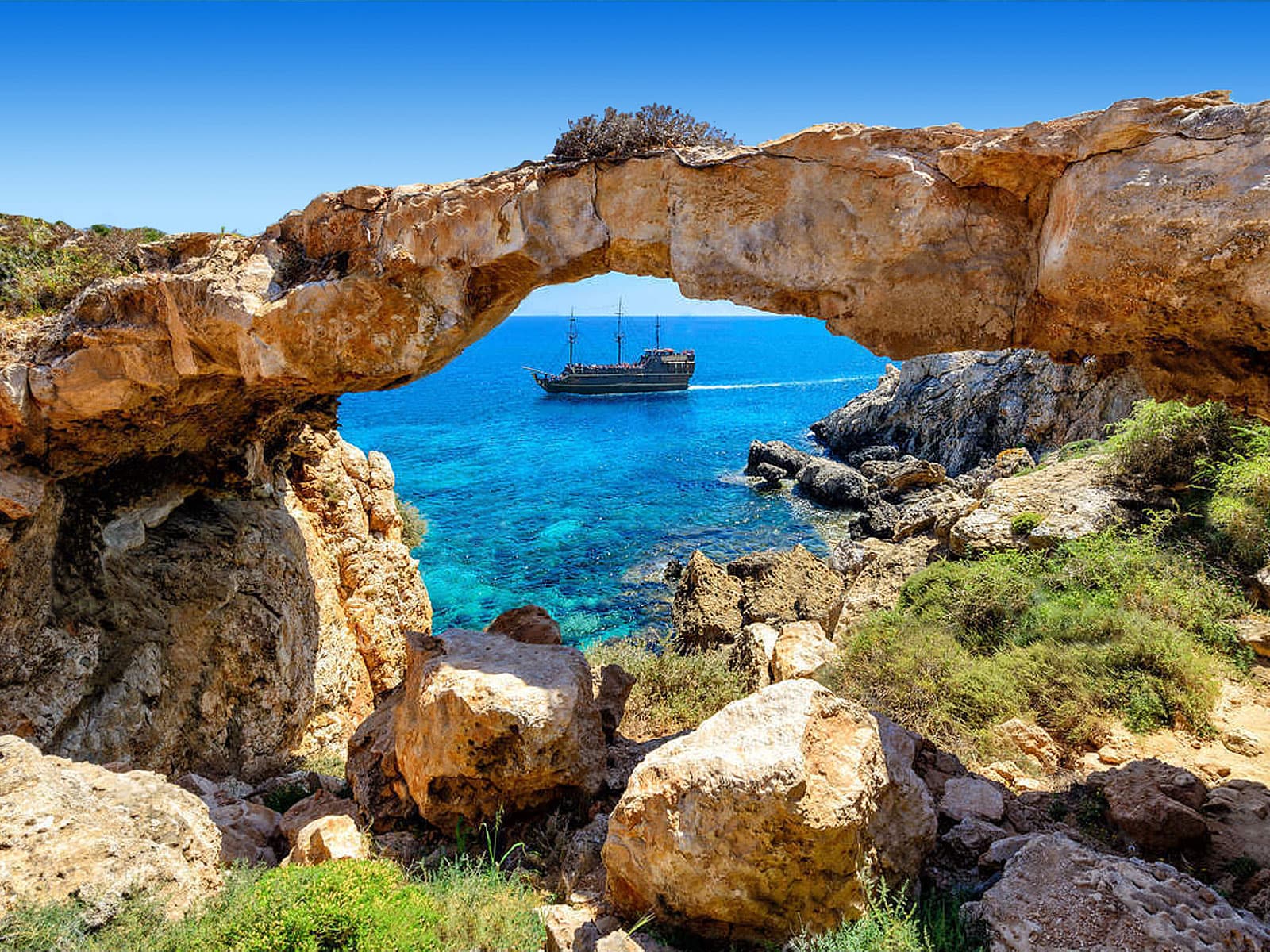 Карта курортов Кипра